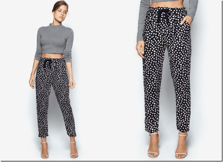 clover-print-harem-pants