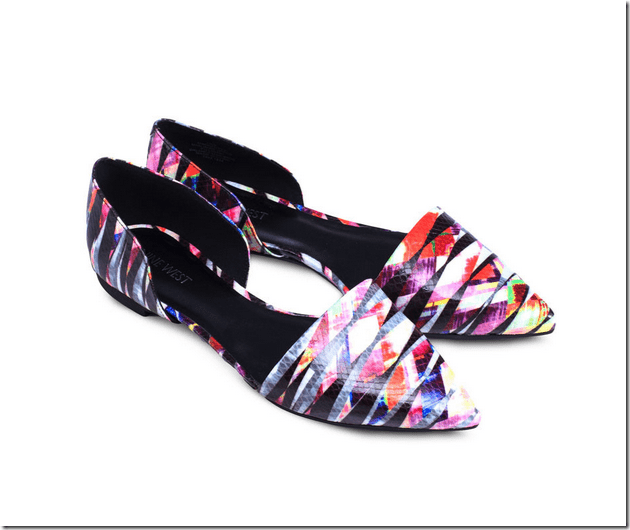 colorful-snakeskin-textured-dorsay-flats