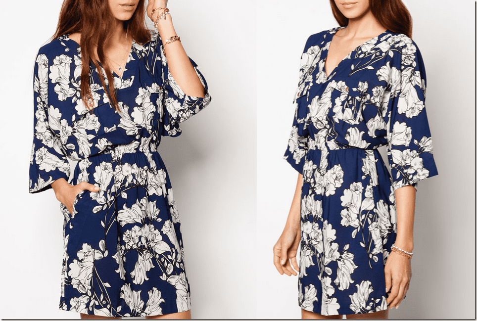 navy-floral-print-kimono-dress