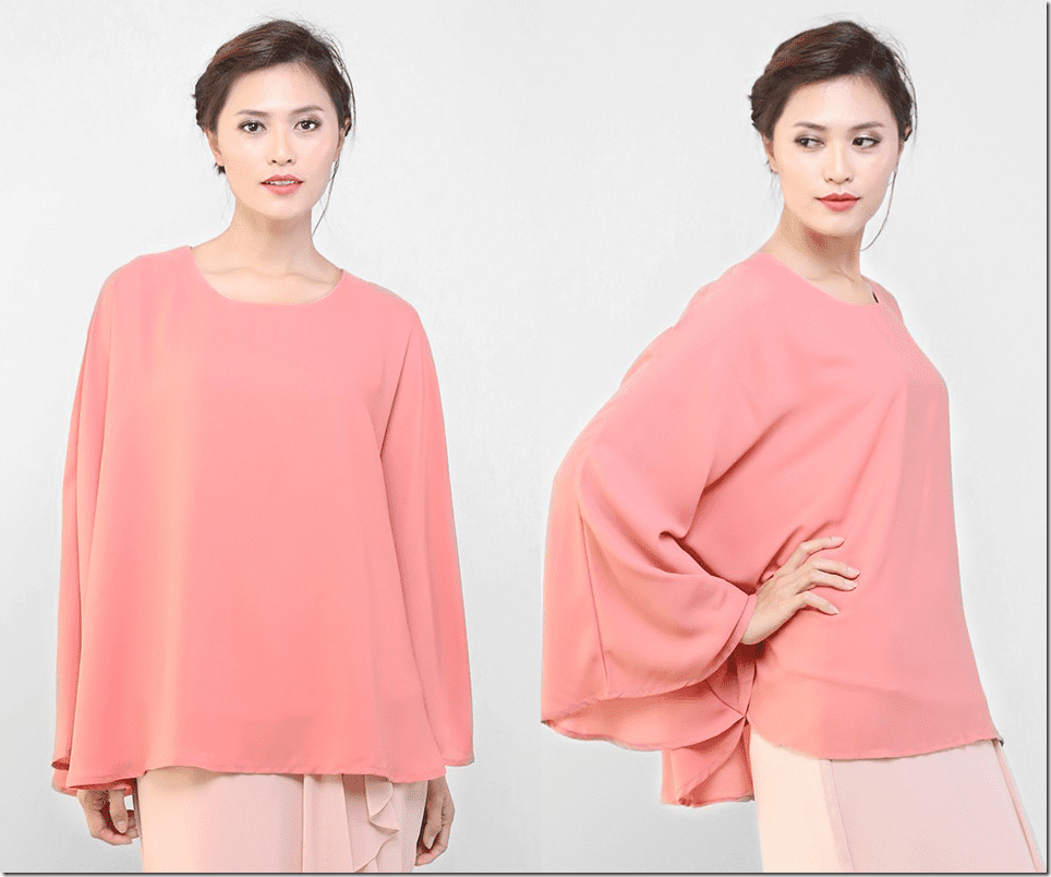 peach-flowy-kaftan-blouse