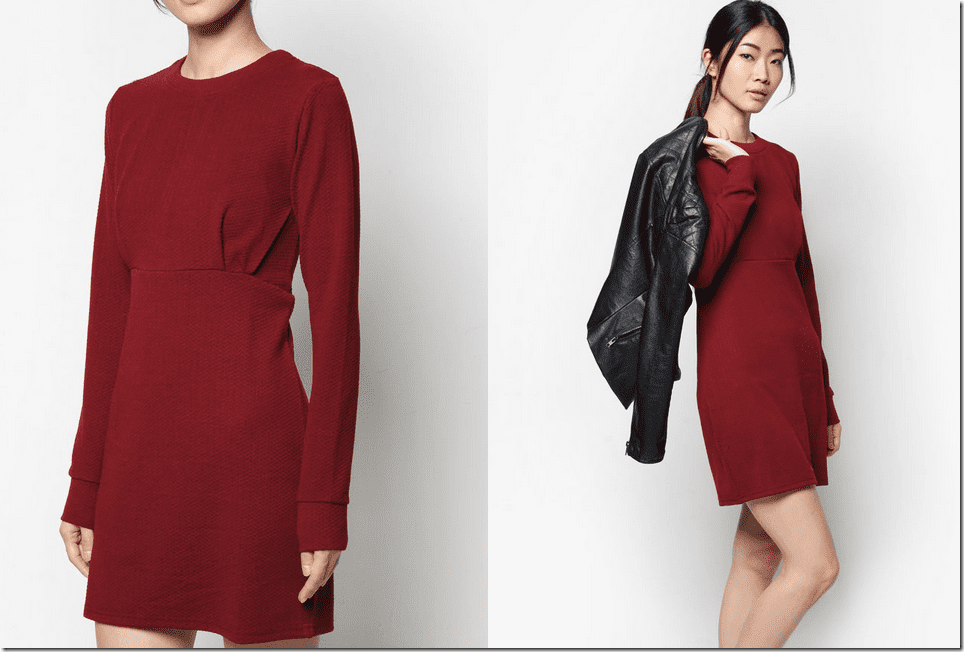 red-gaucho-long-sleeved-dress