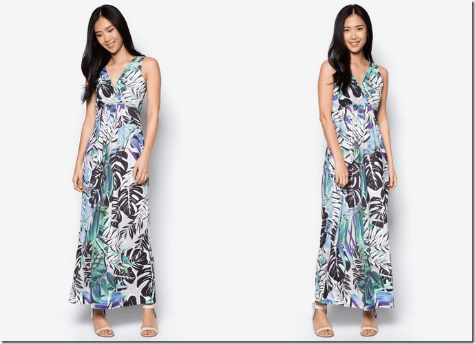 sleeveless-palm-print-maxi-dress