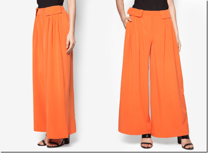 tangerine-orange-comfy-palazzo-pants