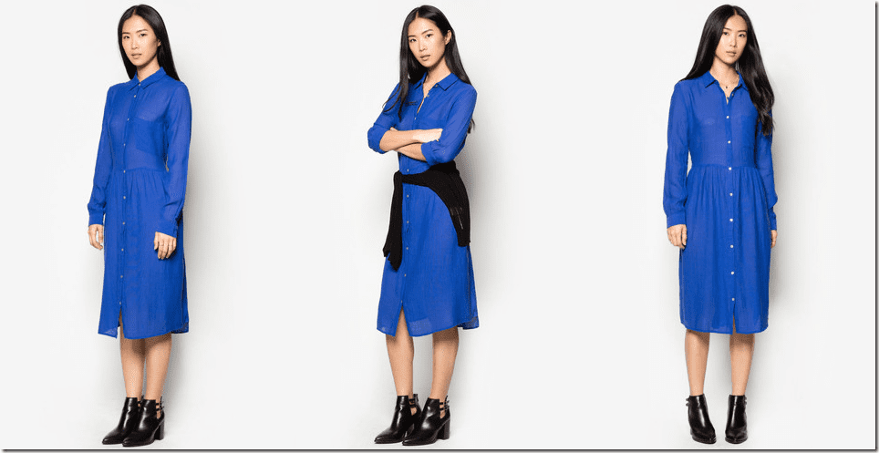 vibrant-blue-lightweight-midi-shirt-dress