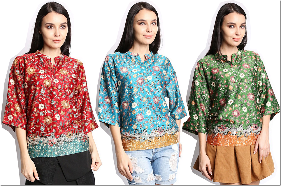 Batik Goes Chic With Malaysian Batik Kimono Style Tops 