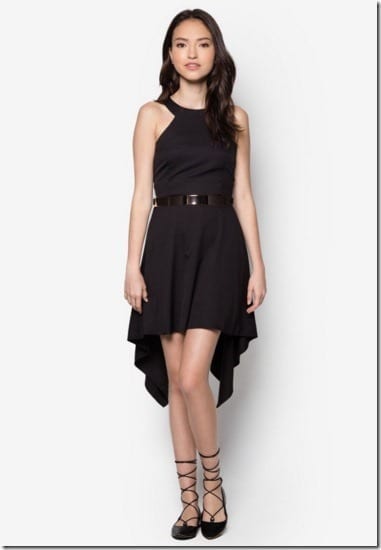 cut-in-halter-neck-dress-black