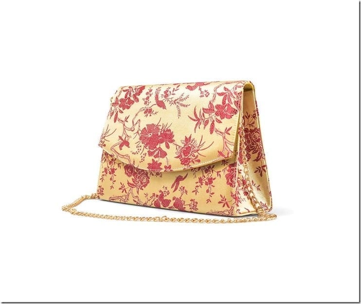 Oriental Fan Inspired And Chinese Brocade Clutch Statement For CNY 2016