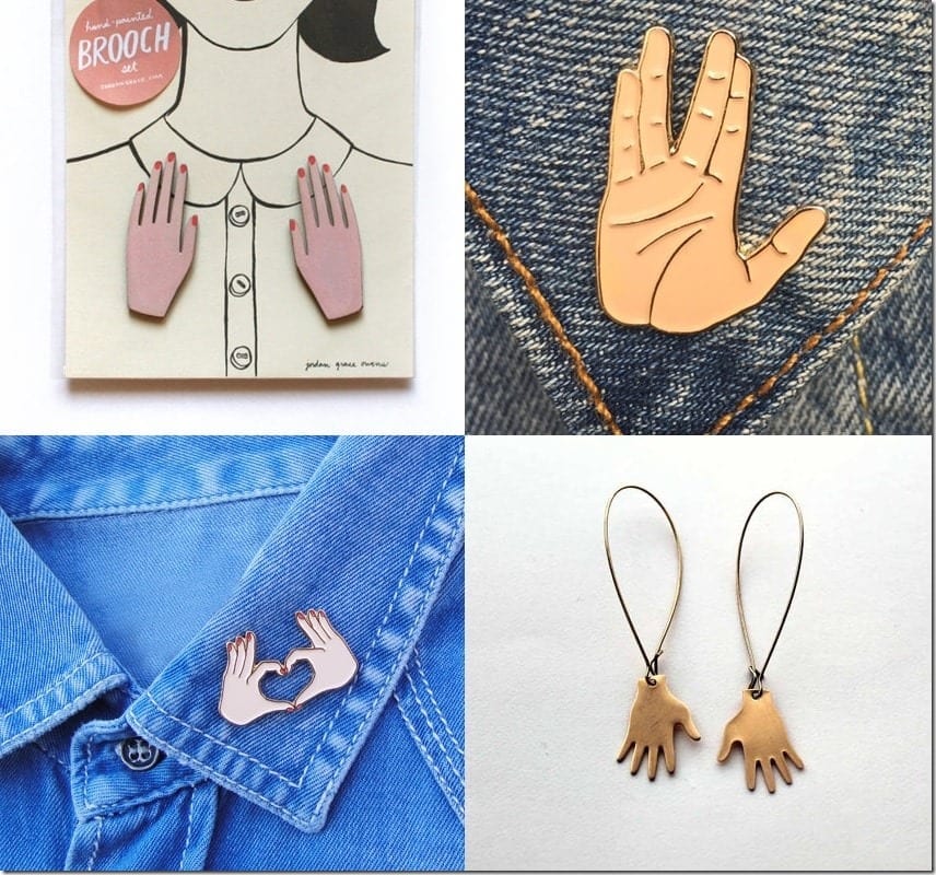 Hand-Shaped Jewelry Ideas That Are Not The Hamsa