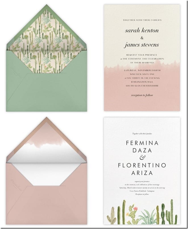 7 Chic Wedding Invitation Card Ideas