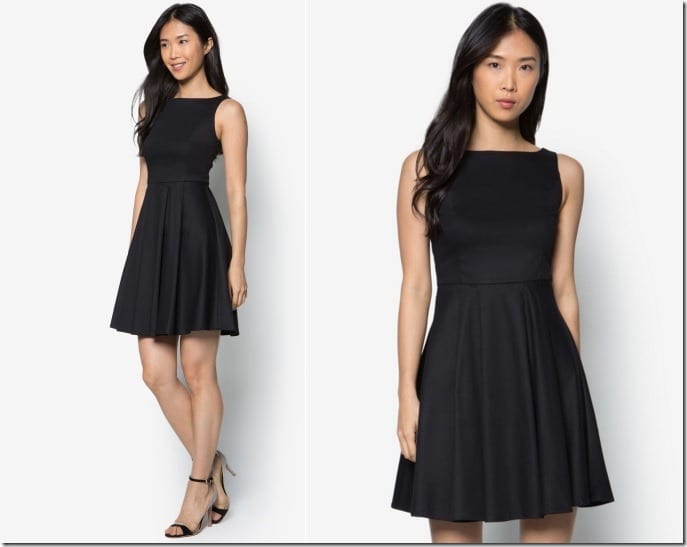 fit-flare-black-dress