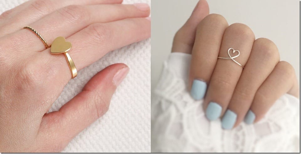 5 Types Of Simple Heart Rings To Give To That Special Someone