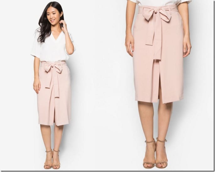 pink-vent-pencil-skirt