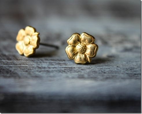 raw-brass-floral-earrings