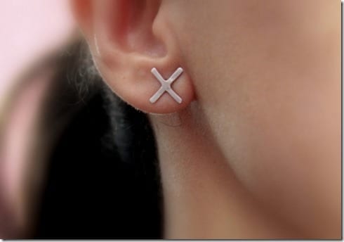 unisex-x-stud-earrings