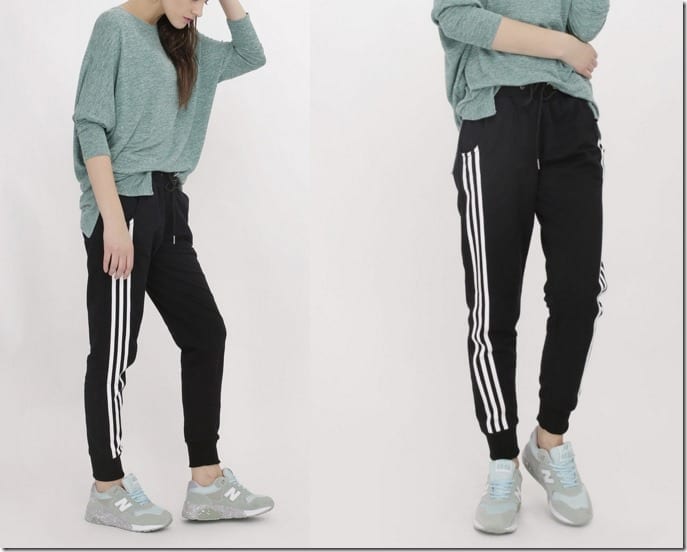 black-cotton-striped-joggers