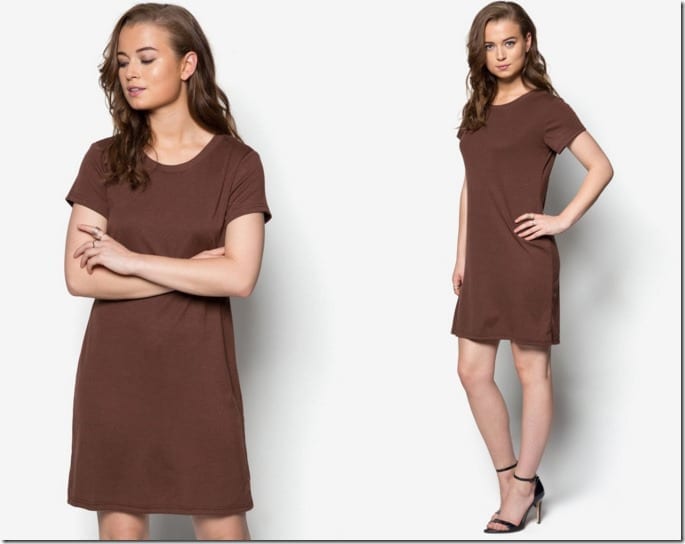 brown-tee-dress