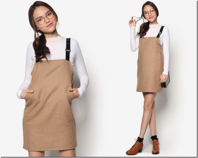 faux-leather-strap-pinafore-dress