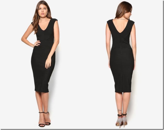 plunge-rib-midi-dress