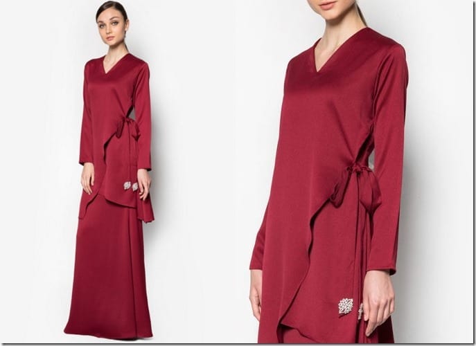 red-tie-waist-baju-kurung