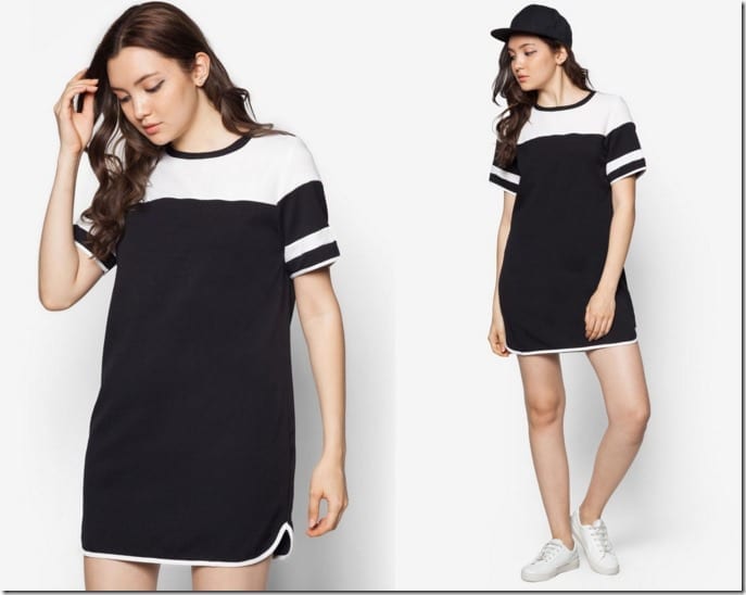 varsity-curved-hem-dress