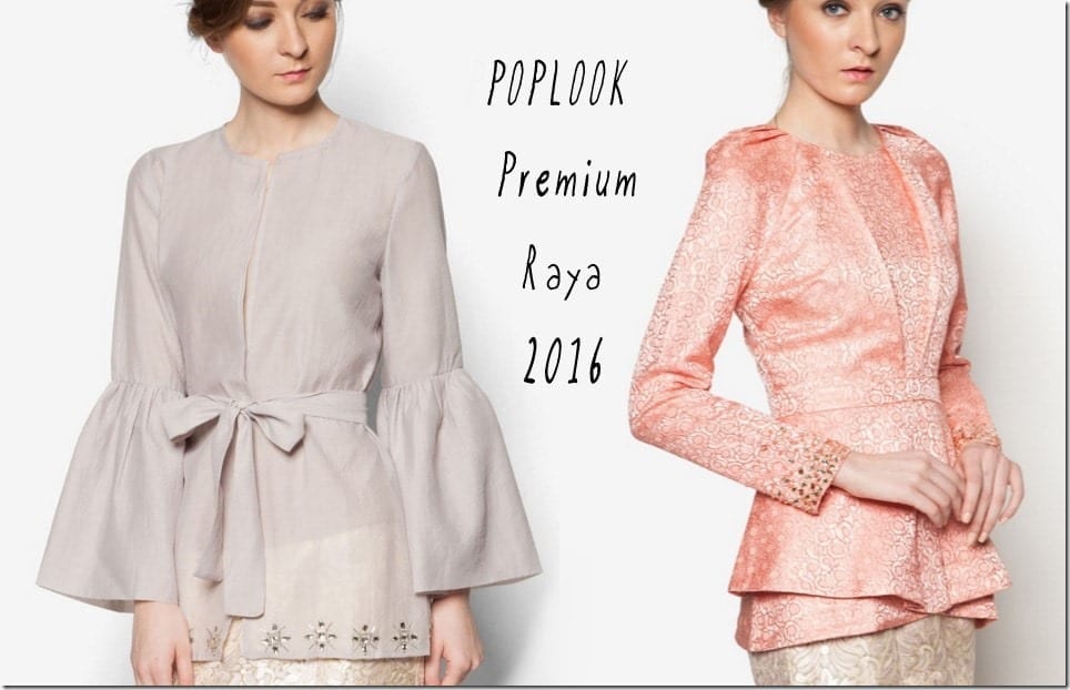 Fashionista NOW: Baju Raya 2016 ~ Kebaya, Peplum, Kimono Style Blouse Ideas