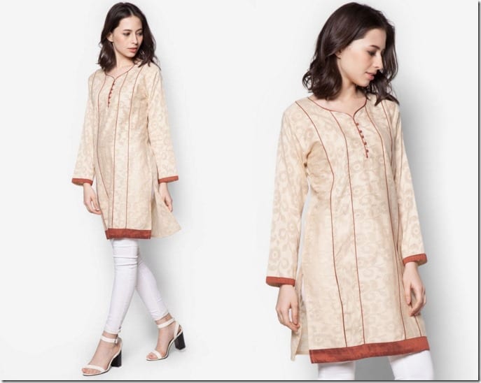 beige-jacquard-tunic-top