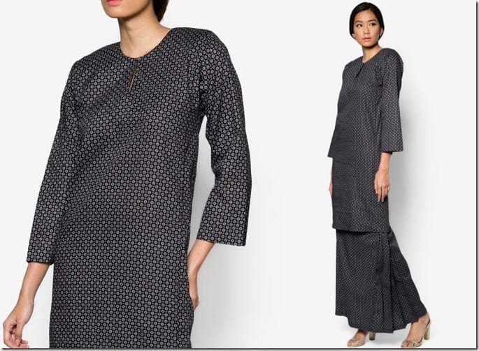 black-geometric-baju-kurung