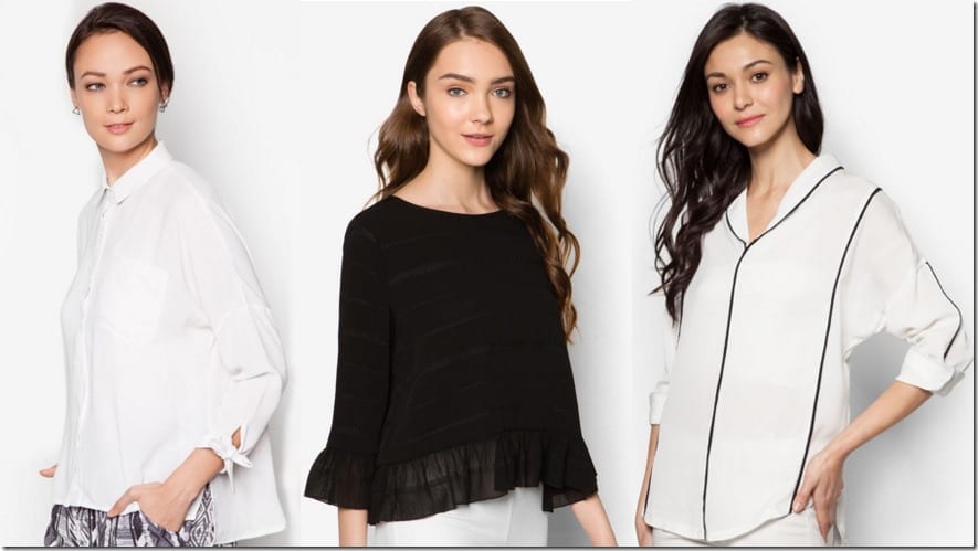 7 Blouse Styles For Effortless Chic Styling In Black And White