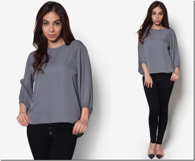 grey-drape-sleeve-top