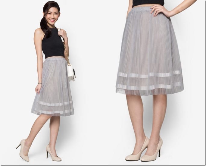 grey-tulle-midi-skirt