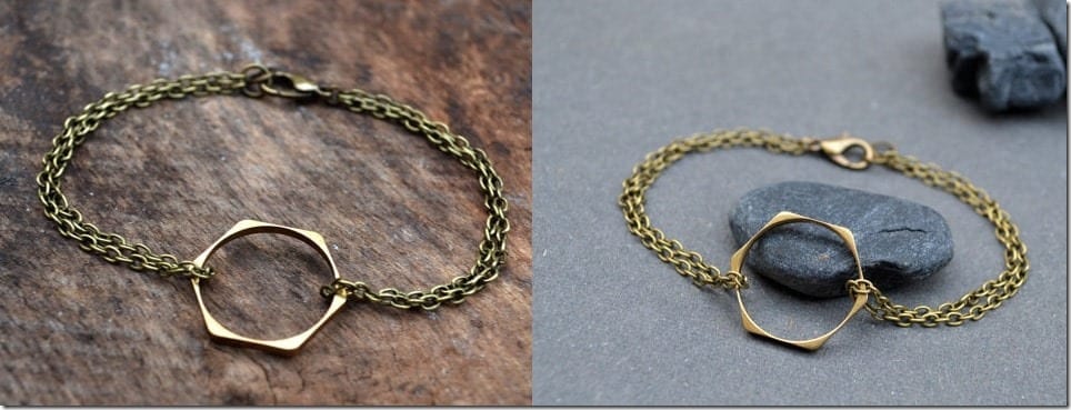 hexagon-brass-bracelet