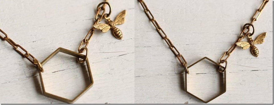 honey-bee-hexagon-charm-necklace