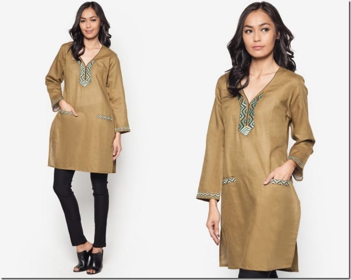 moss-green-kurti-top