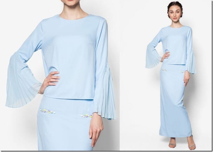 pastel-blue-pleated-sleeve-kurung