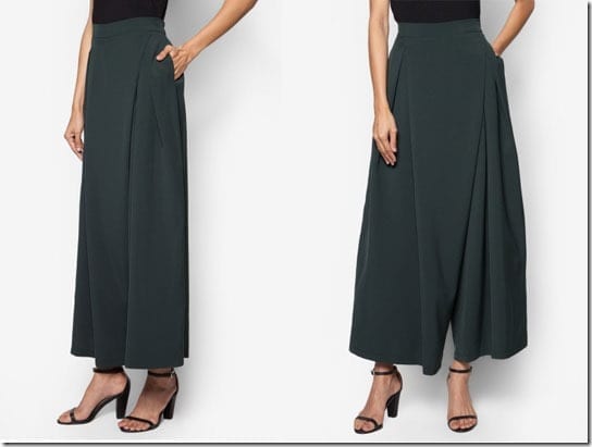 dark-green-asymmetrical-long-culottes