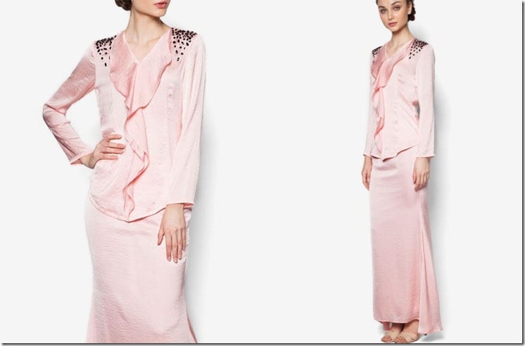 10 Baju Kurung Ideas In Shades Of Pink For Raya 2016 Party Dressing