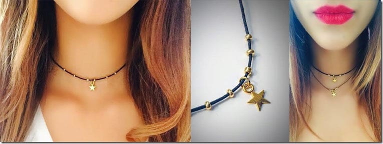 gold-star-beaded-choker-necklace