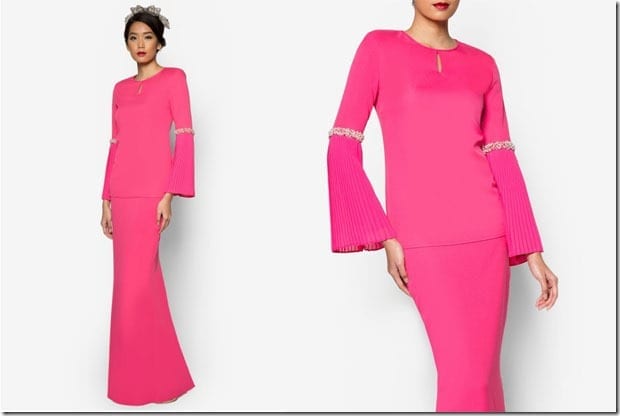 magenta-pink-baju-kurung