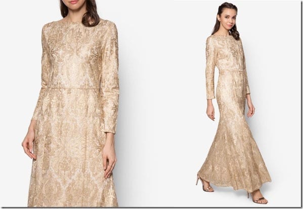 metallic-gold-lace-mermaid-dress