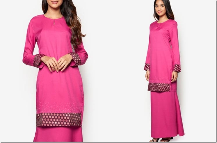 10 Baju Kurung Ideas In Shades Of Pink For Raya 2016 Party Dressing