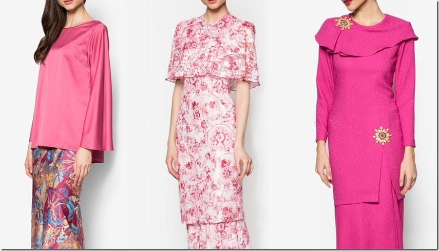 10 Baju Kurung Ideas In Shades Of PINK For Raya 2016 Party Dressing