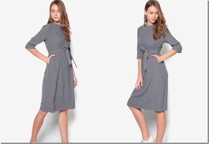 grey-midi-shift-sash-dress