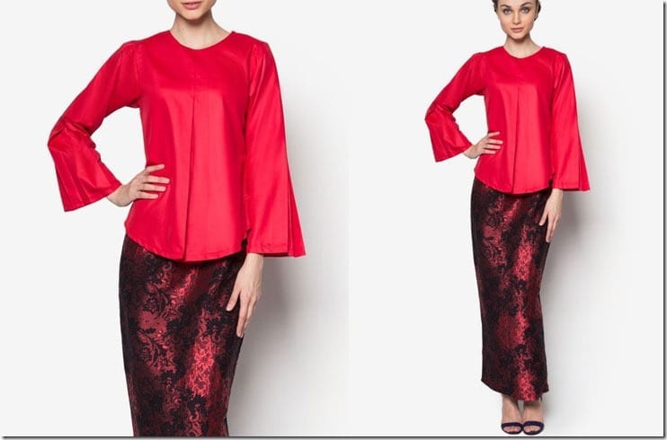 red-songket-inspired-kurung