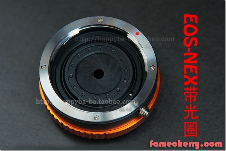 Canon ( EF ) - Nex Adapter ( With Aperture Control ) ( EF - Nex ) Malaysia