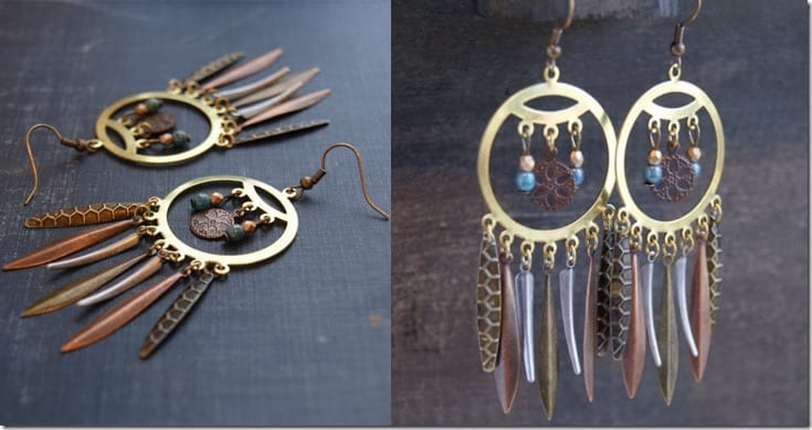 antique-boho-dreamcatcher-earrings