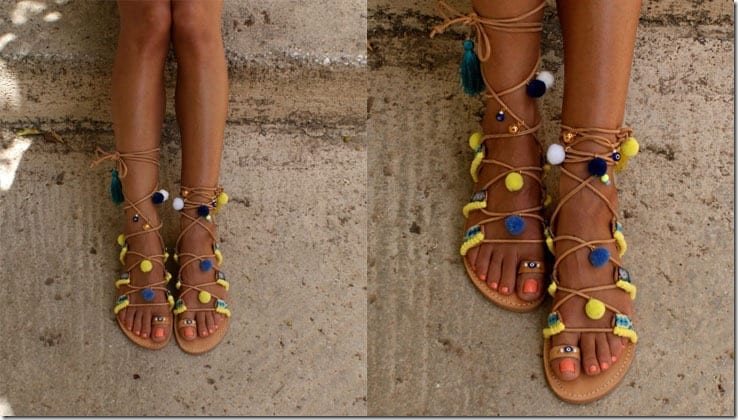 boho-embellished-pompom-sandals