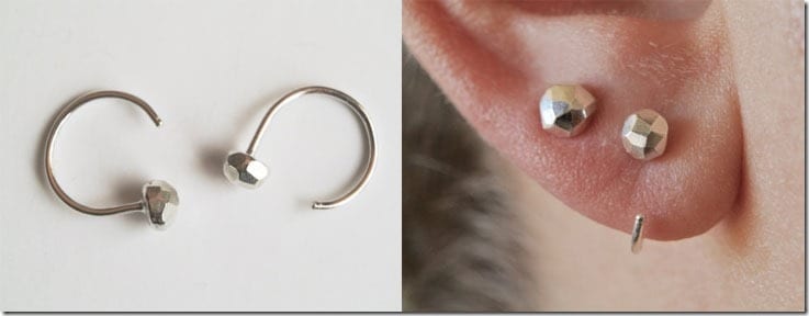 faceted-nugget-ear-hugger-earrings