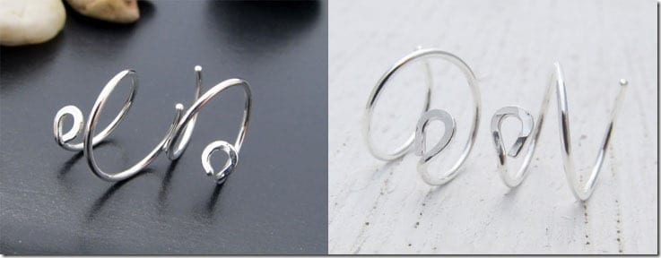 hammered-circle-ear-hugging-earrings