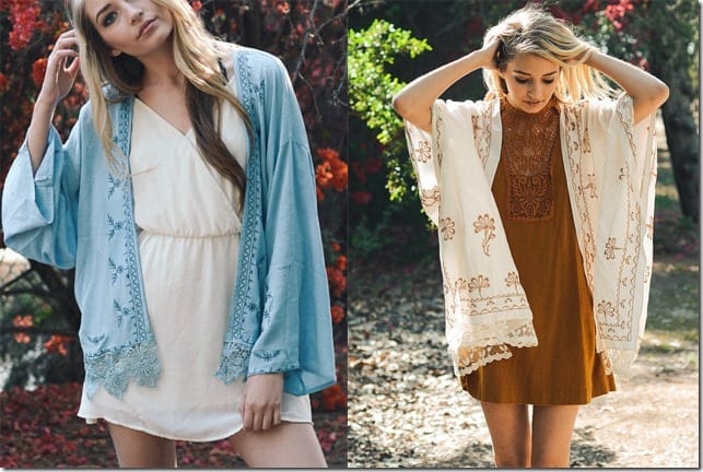 5 Breezy Kimono Cardigan Styles To Wear For A Minimal Boho Flair