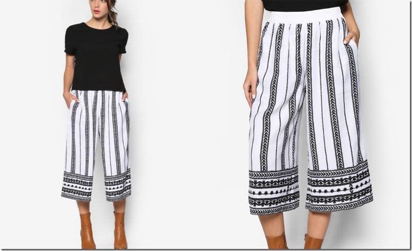 flowy-monochrome-print-culottes